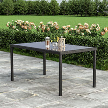 Load image into Gallery viewer, Garden Table Dining Patio Outdoor Table Black/Brown Garden Dining Tables Living and Home