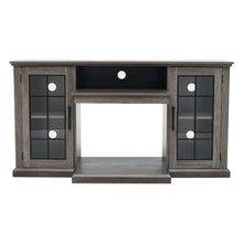 Load image into Gallery viewer, 5ft Freestanding Fireplaces 3-Sided Electric Fireplace Rustic Grey TV Stand With Remote Control Freestanding Fireplaces Living and Home