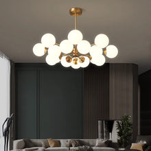 Load image into Gallery viewer, Lightsin Post-Modern Creative Copper Globe Chandelier Lightsin 16-Light