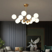 Load image into Gallery viewer, Lightsin Post-Modern Creative Copper Globe Chandelier Lightsin 12-Light
