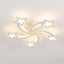 Load image into Gallery viewer, Modern LED Ceiling Light with Star Lampshades Ceiling Light Living and Home W 70 x L 70 x H 6.5 cm Dimmable Warm Glow