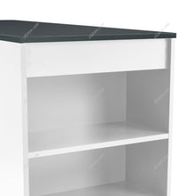 Load image into Gallery viewer, Wooden Bar Table with Open Shelves Living and Home