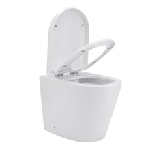 Load image into Gallery viewer, 55cm D Wall Mounted Elongated Toilet Toilet Living and Home