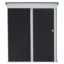 Load image into Gallery viewer, 3X5 Metal Storage Shed with Rack Patio Garden Tool House Garden Sheds Living and Home
