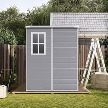 Load image into Gallery viewer, Livingandhome Outdoor Plastic Storage Shed