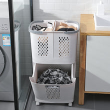 Load image into Gallery viewer, 3 Tier Laundry Baskets Laundry Sorter Rolling Laundry Hamper Laundry Baskets Living and Home