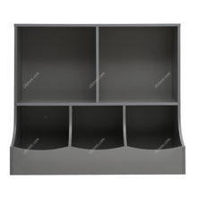 Load image into Gallery viewer, 2-Tier Open Style Toy and Book Storage Organizer Living and Home