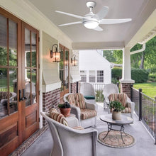 Load image into Gallery viewer, 52 inch Reversible Ceiling Fan W/Light Remote Control 3/5 Blades 5 Speed Timer Ceiling Fans Living and Home