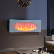 Load image into Gallery viewer, 42 inch Freestanding Electric Fireplace with Remote Control 2000W Wall Fireplaces Wall Mounted Fireplaces Living and Home