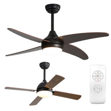 Load image into Gallery viewer, Ceiling Fan Light with LED Lamp & Remote Control 48Inch/42Inch Ceiling Light Living and Home