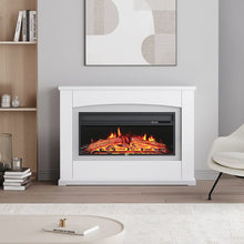 Load image into Gallery viewer, 34 Inch Electric Fireplace Suite 1800W with Ambient Light Fireplace Suites Living and Home