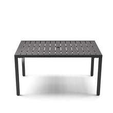 Load image into Gallery viewer, 150cm Wood Effect Garden Dining Table with Parasol Hole Garden Dining Tables Living and Home