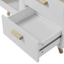 Load image into Gallery viewer, Side Cabinet with Glass Door and 2 Drawers Living and Home