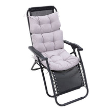 Load image into Gallery viewer, Livingandhome Tri-fold Outdoor Patio Chair Cushion - Grey