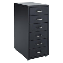 Load image into Gallery viewer, 3/4/6/8Drawers Office Filing Cabinet Metal White Chest Storage Unit Wheels Cabinets Living and Home