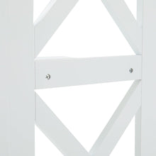 Load image into Gallery viewer, Black/White Wooden 5 tier Rectangular Vertical Living Room Shelf Shelves & Racks Living and Home