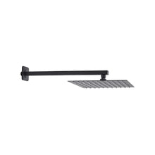 Load image into Gallery viewer, Sliver/Black Chrome Plated Square Concealed Shower Mixer Set Bathroom Shower Living and Home