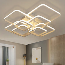 Load image into Gallery viewer, 4/6/8 Headers Square LED Ceiling Light Dimmable with Remote Control Ceiling Light Living and Home 8 Headers