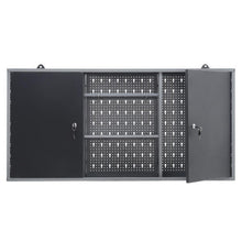Load image into Gallery viewer, Wall Mounted Lockable Pegboard Tool Cabinet with A Lockable Door Cabinets Living and Home