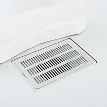 Load image into Gallery viewer, 120cm Wide White Professional Manicure Station Nail Table on Wheels with Dust Collector Dressing Tables Living and Home