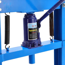 Load image into Gallery viewer, 6/12/20Ton Blue Hydraulic Shop Press with Press Plates Workshop Presses Living and Home