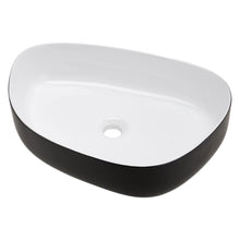 Load image into Gallery viewer, Premium Ceramic Sink with Stainless Steel Pop-upand Mounting Ring Bathroom Sinks Living and Home