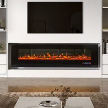Load image into Gallery viewer, 72 inch Wall Mounted Electric Fireplaces With Remote Control 9 Flame Colours Heater Wall Mounted Fireplaces Living and Home