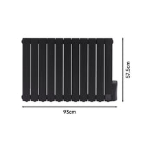 Load image into Gallery viewer, 69-101 W Oil Filled Space Heaters Electric Radiator Heater with LCD Thermostat Space Heaters Living and Home 930*575*80mm
