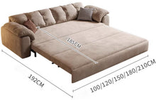 Load image into Gallery viewer, Cottonfy Multifunctional Sleeper 3 Seater Sofa Bed with Storage Space Cottonfy UK