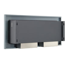 Load image into Gallery viewer, 35 Inch 47 Inch Bioethanol Fireplace Wall Mounted Grey Stainless Steel Fireplaces Living and Home