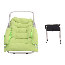 Load image into Gallery viewer, Folding Moon Chair and Footstool Set Accent Chair Living and Home