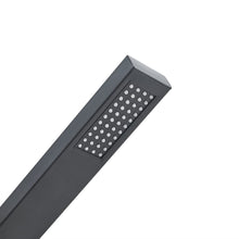 Load image into Gallery viewer, Sliver/Black Chrome Plated Square Concealed Shower Mixer Set Bathroom Shower Living and Home