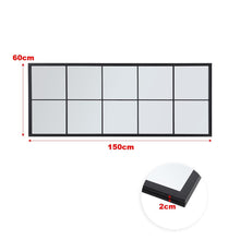Load image into Gallery viewer, 150cm H Contemporary Black Window Full Length Leaner Wall Mirror Wall Mirrors Living and Home