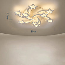 Load image into Gallery viewer, Modern LED Ceiling Light with Star Lampshades Ceiling Light Living and Home
