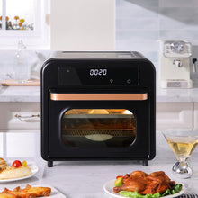 Load image into Gallery viewer, 15L Smart Versatile Air Fryer Toaster Oven with Accessories Tools Air Fryers Living and Home Black