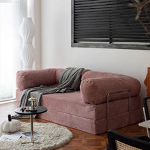 Load image into Gallery viewer, Cottonfy Teddy Corduroy Modular Detachable Sofa Bed Cottonfy UK #1 - 150cm Pink Full-Paid