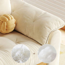 Load image into Gallery viewer, Cottonfy Solid Wood Folding Sofa Bed with Sleeper Chaise Cottonfy UK