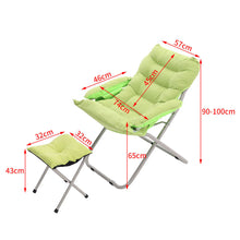 Load image into Gallery viewer, Folding Moon Chair and Footstool Set Accent Chair Living and Home