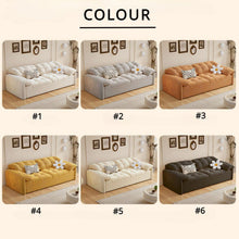 Load image into Gallery viewer, Cottonfy Cloud Elephant Ears Folding Corner Sofa Bed with Storage Cottonfy UK