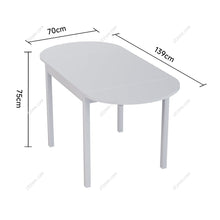 Load image into Gallery viewer, Expandable Oval Wooden Dining Table Living and Home