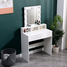 Load image into Gallery viewer, 145cm H Makeup Dressing Table with Lighted Mirror Dressing Tables Living and Home
