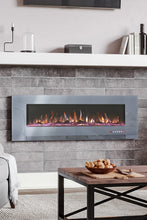 Load image into Gallery viewer, 50/60 inch Electric Fireplace 5000 BTU Wall Mounted Fireplaces Heater 9 Flame Colours Wall Mounted Fireplaces Living and Home