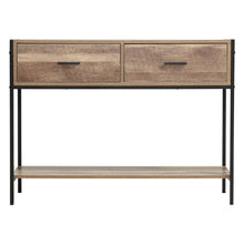 Load image into Gallery viewer, 2 Drawers 2 Shelfs Industrial Console Table Entryway Sofa Table Hallway Table Accent Tables Living and Home
