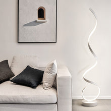 Load image into Gallery viewer, Contemporary LED Spiral Floor Lamp in White Light for Living Room