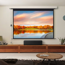 Load image into Gallery viewer, Motorized Electric Projector Screen with Remote Control, AI0721 Projector Screen Living and Home