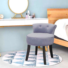 Load image into Gallery viewer, Stool for Dressing Table Chair Bedroom Velvet Makeup Pink/Grey Dressing Table Stool Living and Home