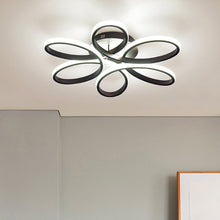 Load image into Gallery viewer, Black Frame Modern Dimmable/White LED Chandelier Ceiling Light Ceiling Light Fixtures Living and Home Cool White