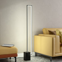 Load image into Gallery viewer, Metal Rectangular LED Floor Lamp with Black Base Floor Lamps Living and Home