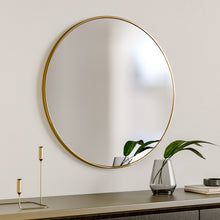 Load image into Gallery viewer, Nordic Round Bathroom Framed Mirror Wall Hanging