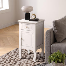 Load image into Gallery viewer, Wooden Bedside Side Table Nightstand with Drawer